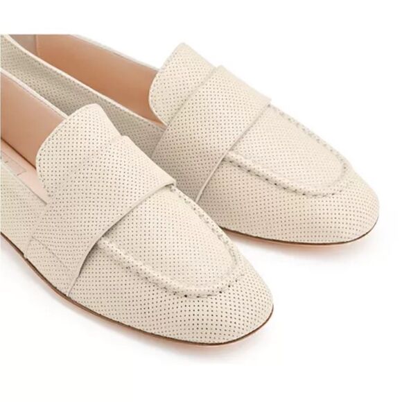 New AGL Women's Mara Spring Perforated Loafers in Gesso Size US 12 - Picture 14 of 14